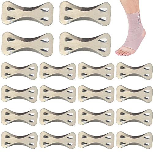 Casiler 20 Pcs Elastische Bandage Clips Metall Ersatzclips Bandage Clips Für Kompressionsbande, Crepe Bandage Clips Wrap Clips