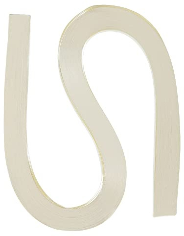 PATIKIL Quilling Strisce Carta 120pz 3/16(5mm) 54cm Origami Carta Quilling Striscia per Arte Fai-da-Te Mano Artigianato Natale Luce Beige