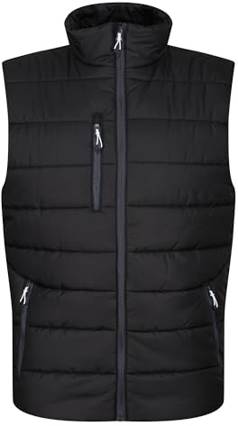 Regatta Professional Mens Navigate Thermal Gilet Body Warmer, Black/Sealgr, M EU
