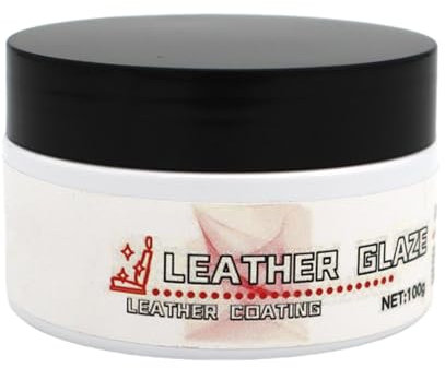 Lederpflegemittel für den Autoinnenraum, Lederrestaurierung für Sofas, Autositz Leder Generalüberholte Glasur, 100 g, Lederschuhpolitur für Lederrenovierung, Sofa, Autositz