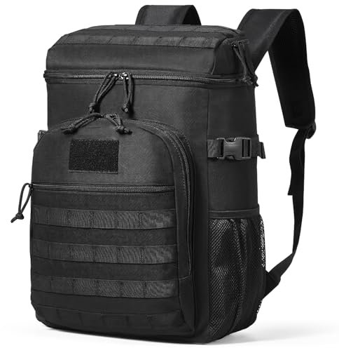 VEVOR Kühltasche isolierte Lunchtasche 25 L mit Molle-Design und Mehreren Taschen, 600D Kühl-Lunchbox mit herausnehmbaren Aufbewahrungstaschen, weicher Kühler für Büro Picknick Wandern Strand