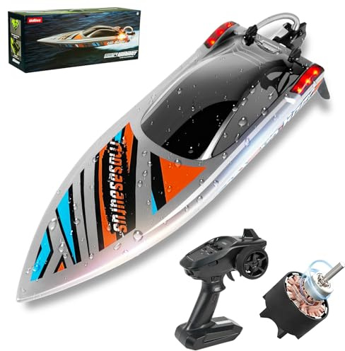 Ulifance UDI018 RC Boot Brushless für Pools und Seen, Groß Ferngesteuertes Boot Grau