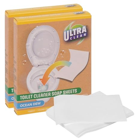 Well Home Set di 24 fogli assorbenti per WC colorati in poliestere non tessuto 10 x 25 cm