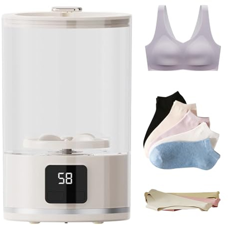 Petite Machine À Laver - Lave-Linge Pour Sous-Vêtements | Lave-Linge Électrique Portable Pour Maison Hôtel Dortoir Petit Appartement Camping Randonnée Camping-Car