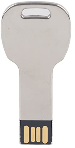 Cocoarm Chiavetta USB a Forma di Chiave, Pen Drive USB Memory Stick per Computer Auto Trasferimento Veloce con Design in Lega di Alluminio Argento per Archiviare File Immagini Video (64GB)