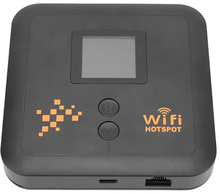 Vvikizy Router Hotspot WiFi 4G LTE, Router Wireless Portatile con Bilanciamento del Carico Intelligente e Backup di Ridondanza, per Viaggi d'Affari e Lavoro All'Aperto