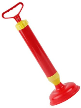 Generico 2 Pezzi Sturalavandini in Gomma Rosso per WC Bagno Ventosa Facile da Usare e Conservare, Accessori per Bagno per Disostruzione Rapida e Pratica