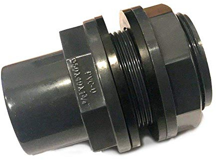 Raccord de Exécution DN32 Débardeur de U en PVC Raccord de serrage 32 mm avec 2 x klebem uffen + 2 x joint & Ã‰crou freiné avec filetage