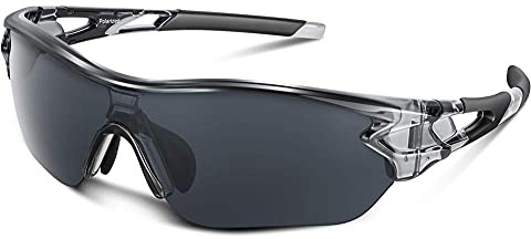 BEACOOL Polarisierte Sport-Sonnenbrille Herren Damen Teenager Radfahren Baseball Militär Running Driving Angeln Golf Motorrad Tac UV400