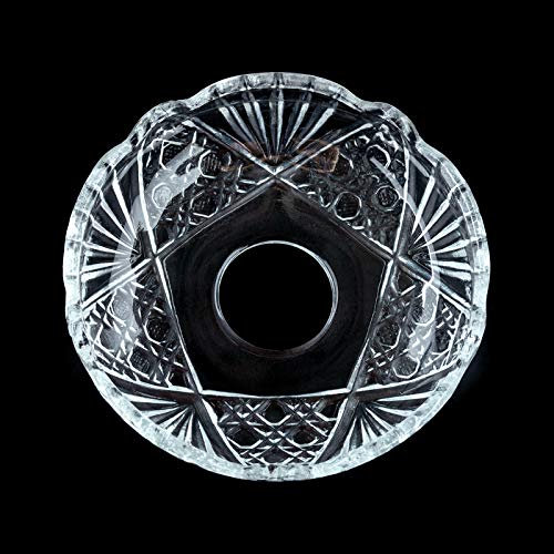 Maria Theresia Bol lumineux en forme de bobeche Ø 105 mm Trou de cristal 26 mm Lustre (sans suspension)