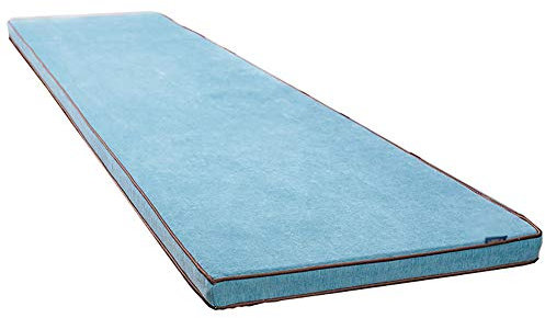 bandezid Kissen Bank Auflage Sitzpolster Bierbankauflage,strapazierstark und langlebig,Sitzauflage Sitzpolster Bankpolster Polsterauflage Auflagen Gartenbank-Lake Blue 120×40×3cm(47×15×1.2in)