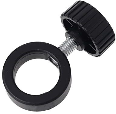 ZTBH Mikroskop-Zubehör-Kit 25mm / 32mm Industrial Stereo-Mikroskopgrenze-Befestigungsring mit Schrauben-Videokameras-Stand Mikroskopische Objektträger (Color : 25MM)