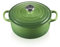 Le Creuset Cocotte redonda de hierro fundido, 20 cm, 2, 4 L, Todas Las Fuentes de Calor incluso inducción, Bamboo, 21177204082430