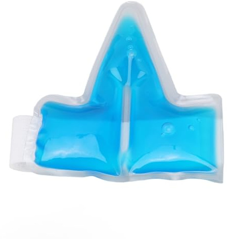 Finger-Gel-Eisbeutel, Vielseitig Einsetzbar, Gel-Fingerbett-Eisbeutel, Faltbares Design, Wiederverwendbarer Fingerspitzenschutz für Zuhause (5cm)