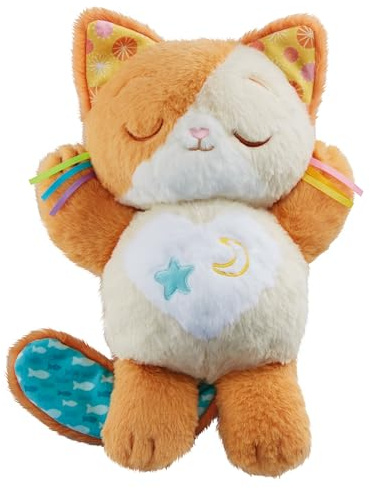 Vtech Baby Schlummer-Kätzchen – Niedliches Kuscheltier als Beruhigungshilfe – Mit sanften Bewegungen, Schlafliedern, Melodien und Naturgeräuschen – Für Kinder von 0-36 Monaten