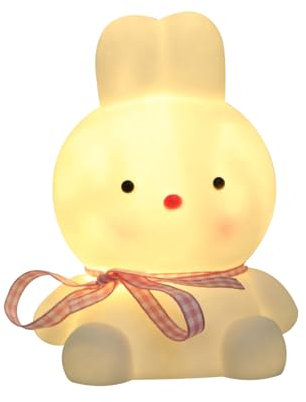 DOITOOL 1stück Niedliche Kaninchen Nachtlicht Bunte Lampe Für Ostern Dimmbar Und Tragbar Als Tischdekoration Für Kinderzimmer