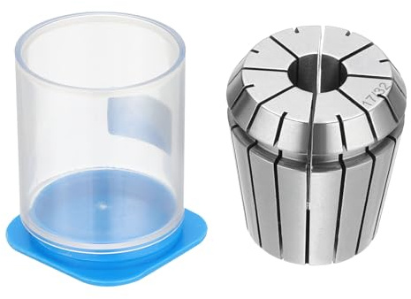QUARKZMAN ER40 17/32 Mandrino a Pinze a Molla di Alta Precisione 0,008mm | per Macchine CNC Incisione Tornio Fresatrice