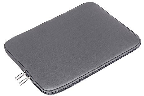 Housse pour Ordinateur Portable 14 Pouces, Rembourrage en Mousse, Design Fin, Accès Rapide par Fermeture éclair, Noire, pour Ordinateurs Portables et Ultrabooks (1)