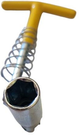 topolenashop Chiave per Candela Universale 21 mm, Chiave a T per Smontare Candele per Auto, Moto e Scooter