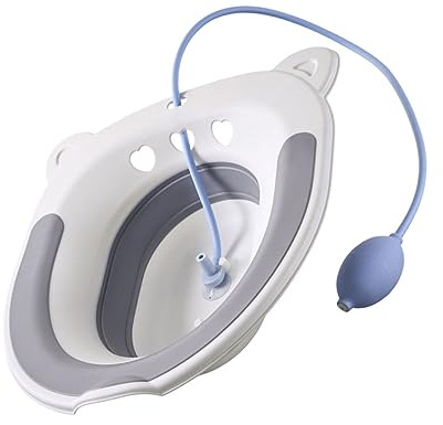 minkissy 1stk Bidet Perineales Einweichbad Pflegeset Nach Der Geburt Über Der Toilette Warmes Sitzbad Sitztoilettenbecken Pflegebecken Schwangeres Becken Wanne Waschbecken Badebecken Pp