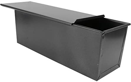 TOPBATHY Stampo Per Toast Antiaderente in Ferro Da 900g Coperchio, Resistente Alte Temperature, Per Pane, Dolci Fai Da Te e Torte, Adatto Per Uso Domestico e Panetteria