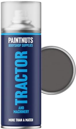 Paintnuts Tractor & Machinery Paint suitable for MF/Massey Ferguson Charcoal Grey (LM0240) - 400ml Aerosol