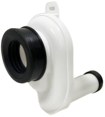 WRQIOO Urinal Siphon, Urinal-Siphon Horizontal DN50 x DN40/50, Urinal Ablaufgarnitur, Urinalabsaugesiphon, Anschluß:Waagerecht