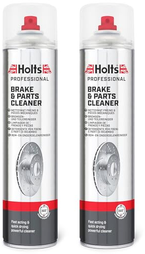 Holts Heavy Duty Brake Cleaner – Pack of 2 (600ml Each) | Fast-Drying Spray Removes Brake Dust, Oil & Grease | For Disc & Drum Brakes