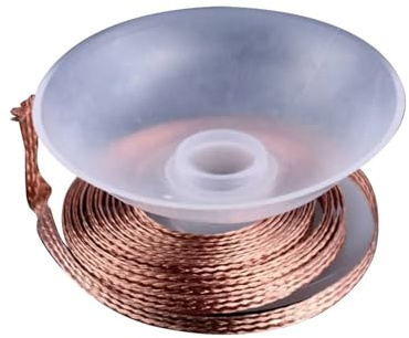 Schweißkern, 10 Stück Entlötlitze Kupfer Lötzinn Entferner Docht Mehrere Größen(1.5meters X3.5mm)