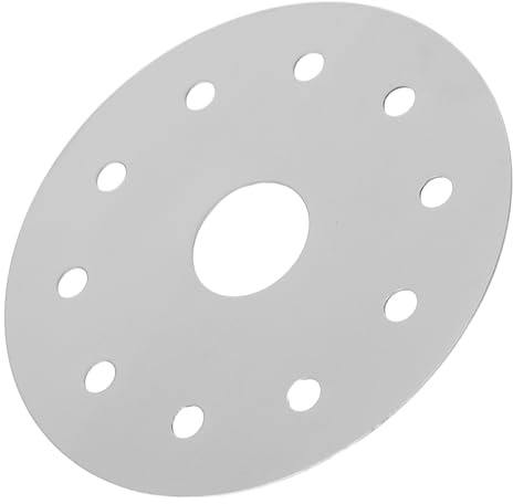 MOBUTOFU Wärmeleitplatte Induktionsadapterplatte aus Edelstahl 13cm für Schmortöpfe und Auflaufformen im Haushalt