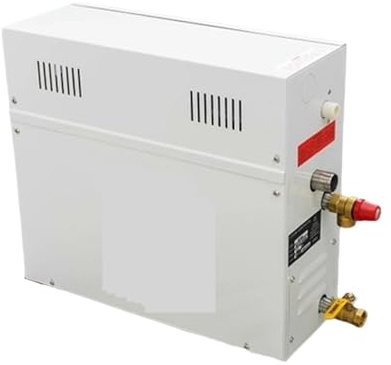 Saunaofen, Dampfgenerator 220/380 V For Zuhause, Sauna, Bad, Spa, Dampfdusche, 9 KW/6 KW, Digitaler Regler, Nebelmaschine für Home Hotel(WHITE)