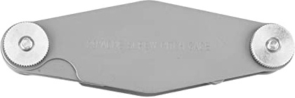 Calibro per filettature T, calibro per passo di vite Whitworth, strumento di misurazione delle filettature in acciaio al carbonio con marcature chiare per un’identificazione (Modello di filettatura a