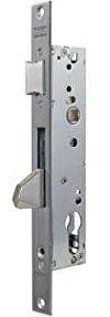 Tesa Assa Abloy 4210BE355NI Cerradura Monopunto De Caja Estrecha De Palanca Basculante Antipalanqueta Para Perfiles MetálicosInoxidable Entrada 35 mm 2210BE