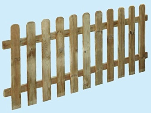 Staccionata steccato bordure recinzione legno impregnato LASA Classic L 180 x H 80