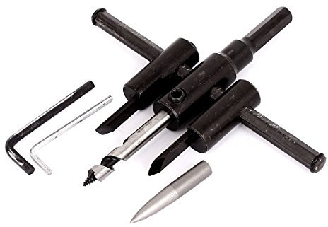 Aexit Fresa per circolari regolabile con diametro da 40 mm a 120 mm con punta esagonale ID: 978678