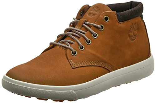 Timberland Brook Park Chukka ankelboots för män, Gul vete nubuck, 42 EU