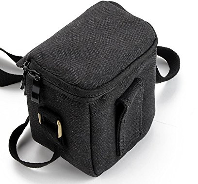 K-S-Trade Qualitativ & Innovativ Umhängetasche Für Olympus Pen E-P7 Schulter Tasche Tragetasche Kameratasche Fototasche Schwarz Schutzhülle