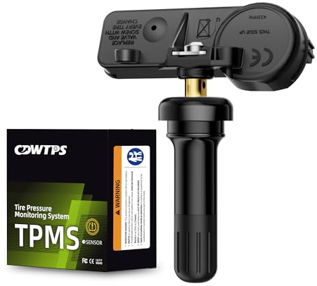 CDWTPS Car Tire Pressure Sensor,433Mhz Tire Pressure Monitoring System(TPMS) sensor for BMW MININ Replacement#36106856209.36106881890(1-Pack)