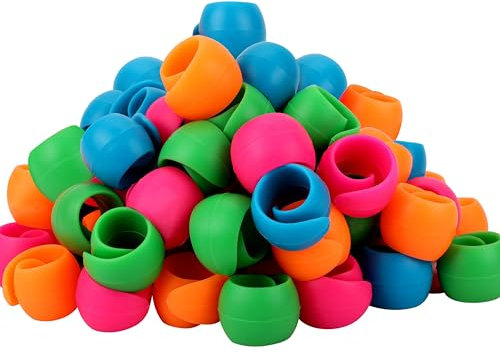 New brothread 65 Stück Garn Spulen Halter Faden Spulen Klemmen - Halten Sie den Faden vom Abwickeln - Keine losen Fadenschwänze - für Nähgarnspulen und Stickgarnspulen