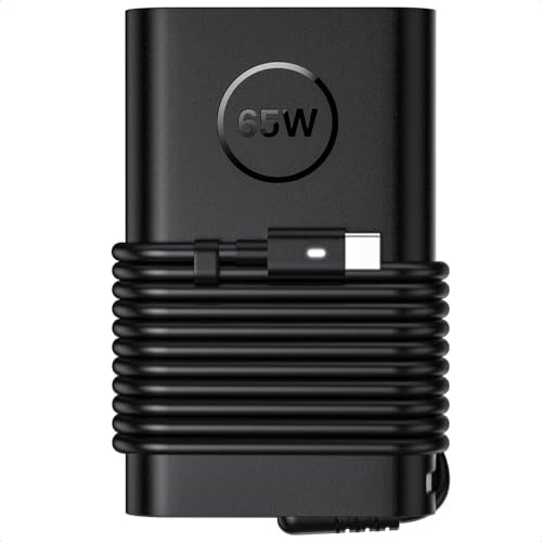 Chargeur USB C 65W pour Dell Latitude 3510 5420 5520 5285 5290 5400 5480 5320 5310 5410 5510 5179 5590 7370 7410 7420 7430 Dell XPS 13 9305 9310 9350 9360 9365 Adaptateur Ordinateur Portable