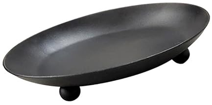 Cabilock Support de Bougeoir Fin Plateau pour Bougie Chauffe-Plat Accessoire Décoratif Élégant