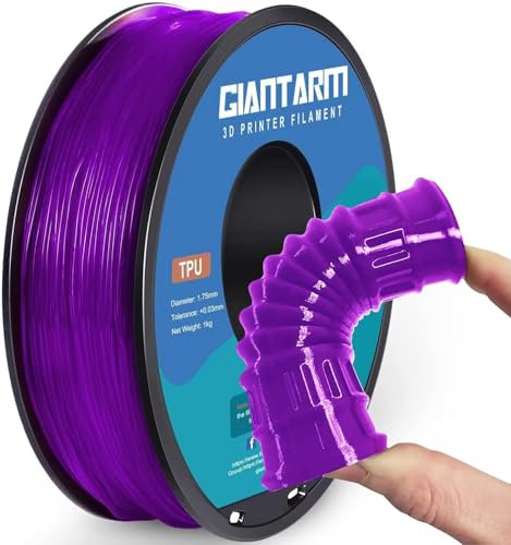 GIANTARM TPU Filament 1,75 mm für 3D-Drucker 1kg, Lila
