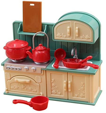 Alasum 1 Satz Pfannenwender-Modell für kinderspielzeug spielzeuge Dollhouse playmobile spielzeugschrank Geschirr Miniatur-Küchenutensilien Mini- -Küchenzubehör Plastik