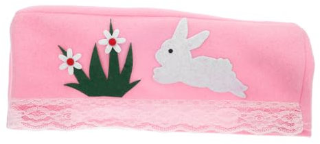 FONDOTIN Scatola Per Fazzoletti Rectangolare Con Design Di Coniglio Pasquale Dispenser Di Fazzoletti Carino Per Decorazioni Festive Bagno e Ufficio