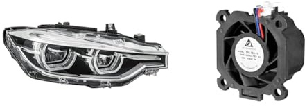 Hella 1LX 012 102-941 LED-Hauptscheinwerfer - rechts - für u.a. BMW 3 Touring (F31) + 9MN 200 155-101 Lüfter, Hauptscheinwerfer - 12V