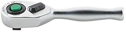 STAHLWILLE 418QR l 1/4“ Mini-Ratsche l kompakte Knarre mit QR Sicherheitsverriegelung l schlanker Stahlgriff l Made in Germany