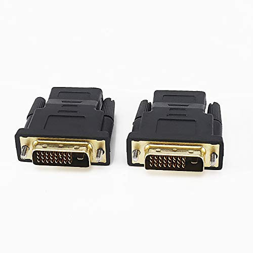 DVI-D to VGA Adapter DVI 24+1 to VGA Male to Female Video Converter for PC DVD Monitor HDTV
