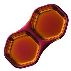 GSXLZ Goldene Edelstahl-Küchengitter-Gewürz-Kleiner Teller von Soja-Sauce-Tabletts Geschirrsalz-Sauce-Snack-Platte Servierplatten 615 (Color : 1pcs No.3)