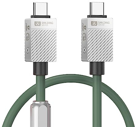 240W Kabel USB-C zu USB-C Kabel für Thunderbolt 4 (0,5 m) 40Gpbs Datenübertragung, 8K Display/Duales 4K Typ-C-Kabel Kompatibel mit Thunderbolt 4/3 USB 4 für Typ-C MacBooks, iPad Pro, Hub, Docking Grau