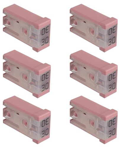 EPLZON 30A 32V Mini Schlitz Automotive MCASE geformte Patronen Sicherung Kit (Packung 6pcs, 30A)